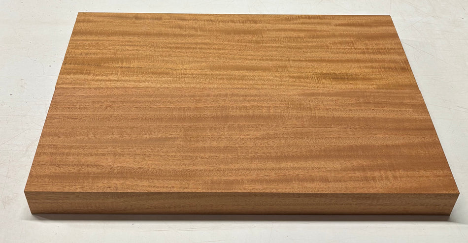 Flame Mahogany Guitar Body Blank - 22" x 15" x 1-7/8" (2 Pcs Glued) #108