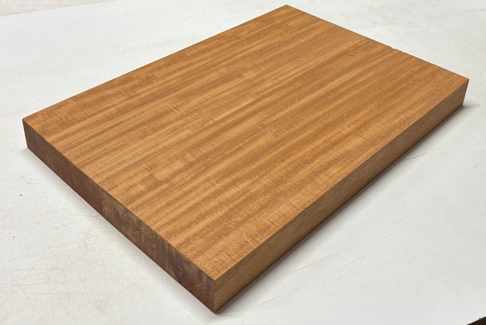 Flame Mahogany Guitar Body Blank - 22" x 15" x 1-7/8" (2 Pcs Glued) #109