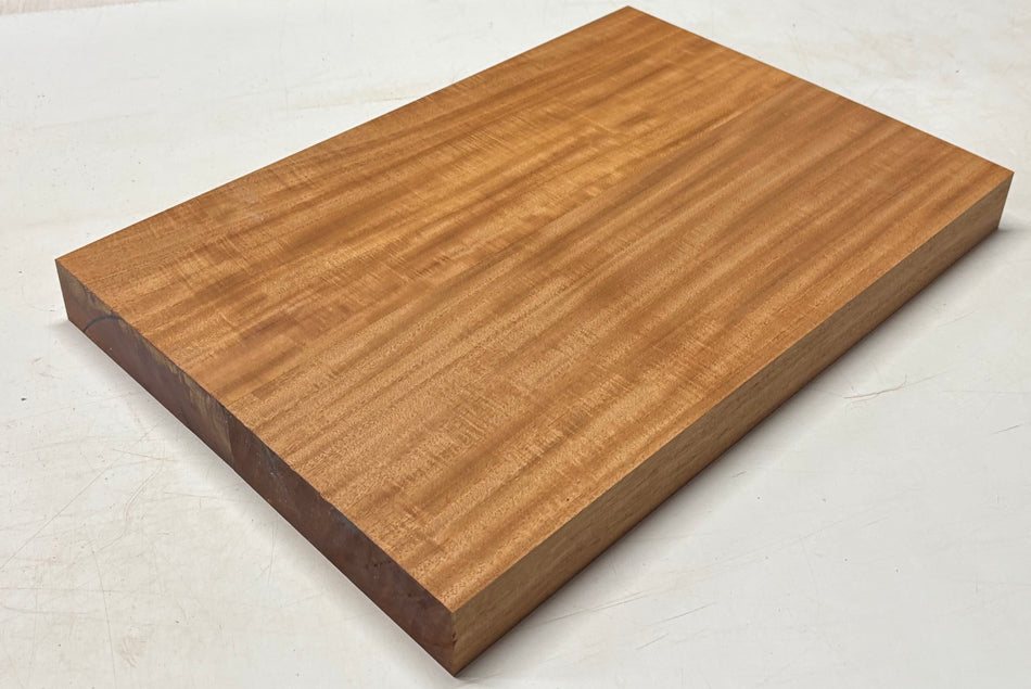 Flame Mahogany Guitar Body Blank - 22" x 14-7/8" x 1-7/8" (2 Pcs Glued) #110