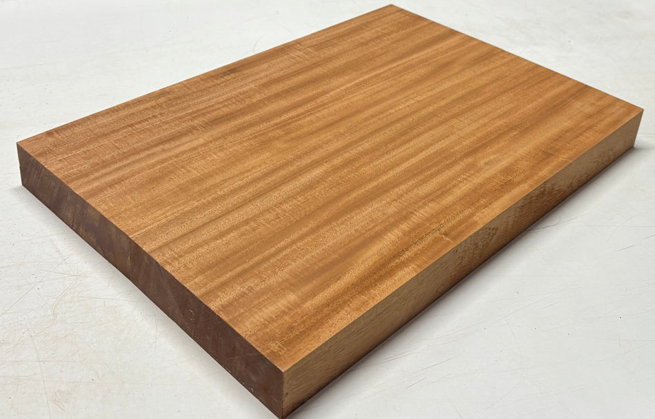Flame Mahogany Guitar Body Blank - 22" x 14-7/8" x 1-7/8" (2 Pcs Glued) #111
