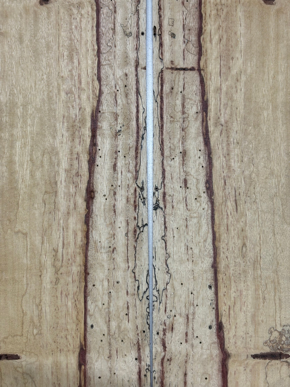 Flame Spalted Tamarind Dreadnought Back And Side Set #6202