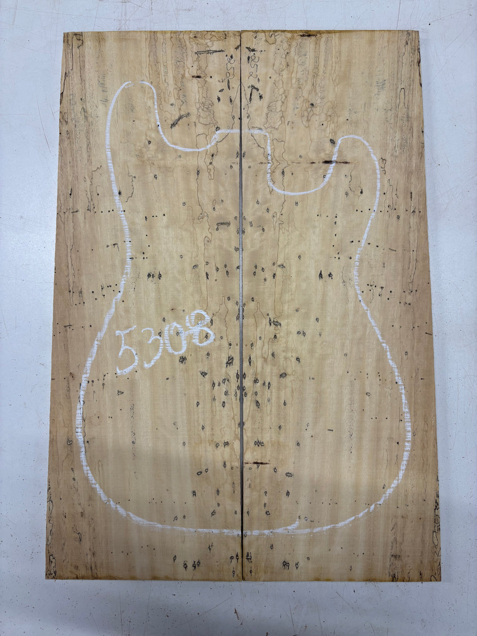 Spalted Tamarind Drop Top 22"x7-3/8"x3/8"#5308