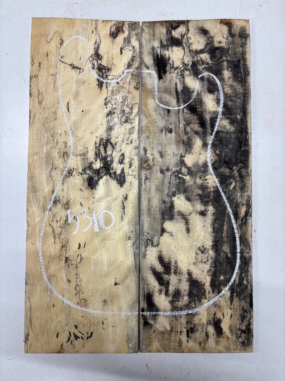 Spalted Tamarind Drop Top 22"x7-3/8"x3/8"#5310