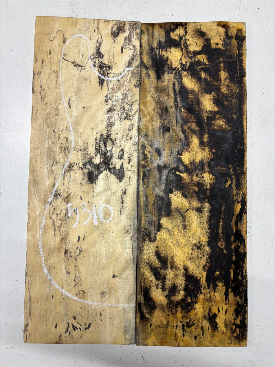 Spalted Tamarind Drop Top 22"x7-3/8"x3/8"#5310