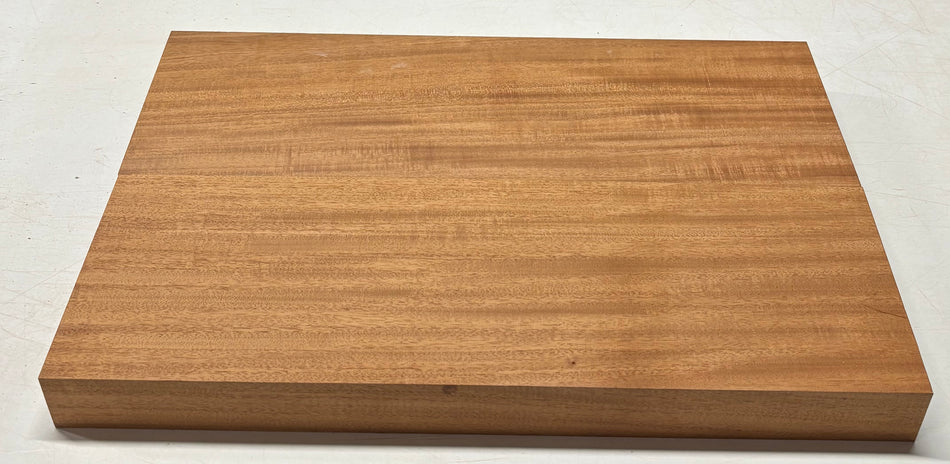Flame Mahogany Guitar Body Blank - 22" x 14-3/4" x 1-7/8" (2 Pcs Glued) #113