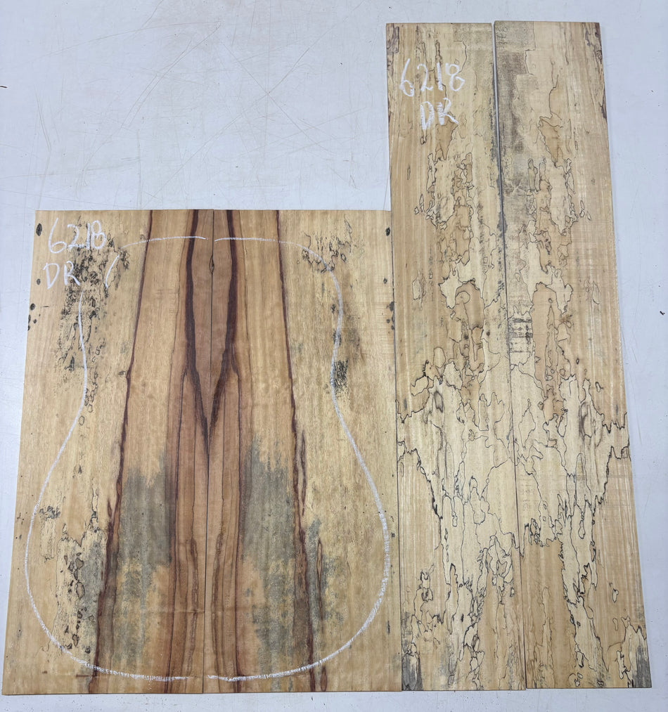 Royal Red Tamarind Dreadnought Back And Side Set #6218