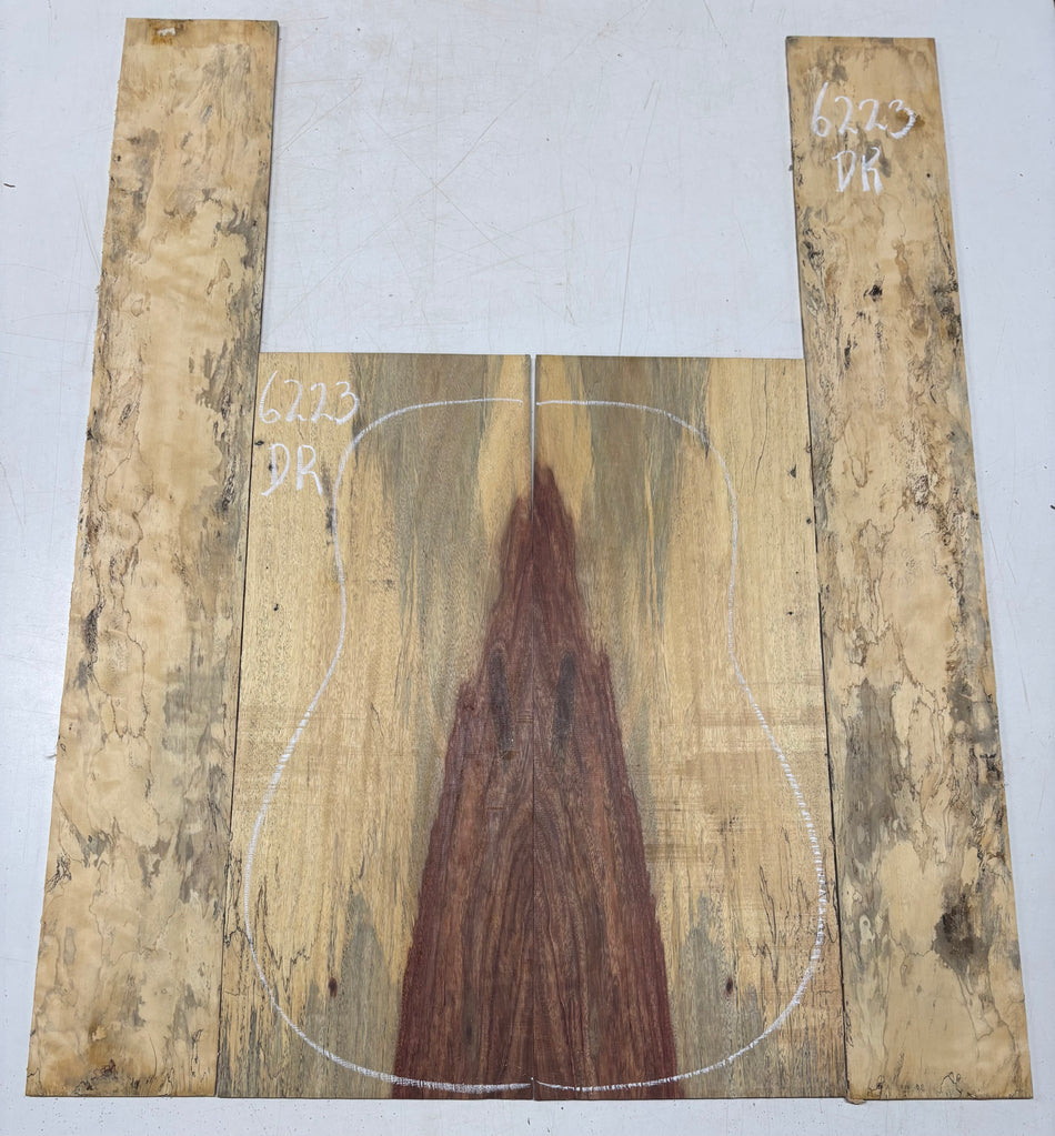 Royal Red Tamarind Dreadnought Back And Side Set #6223