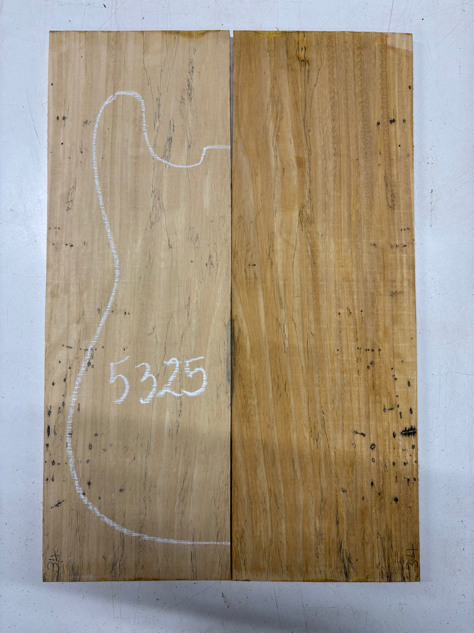 Spalted Tamarind Drop Top 22"x7-3/8"x3/8"#5325