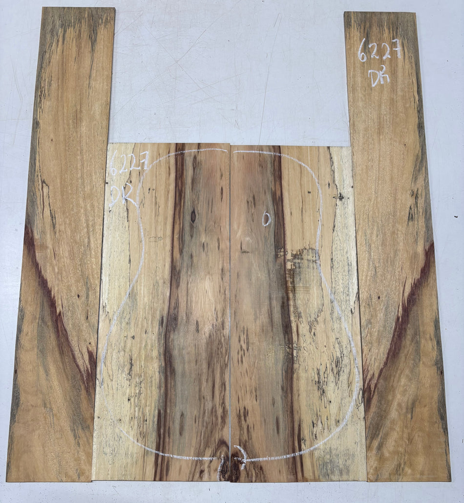 Royal Red Tamarind Dreadnought Back And Side Set #6227