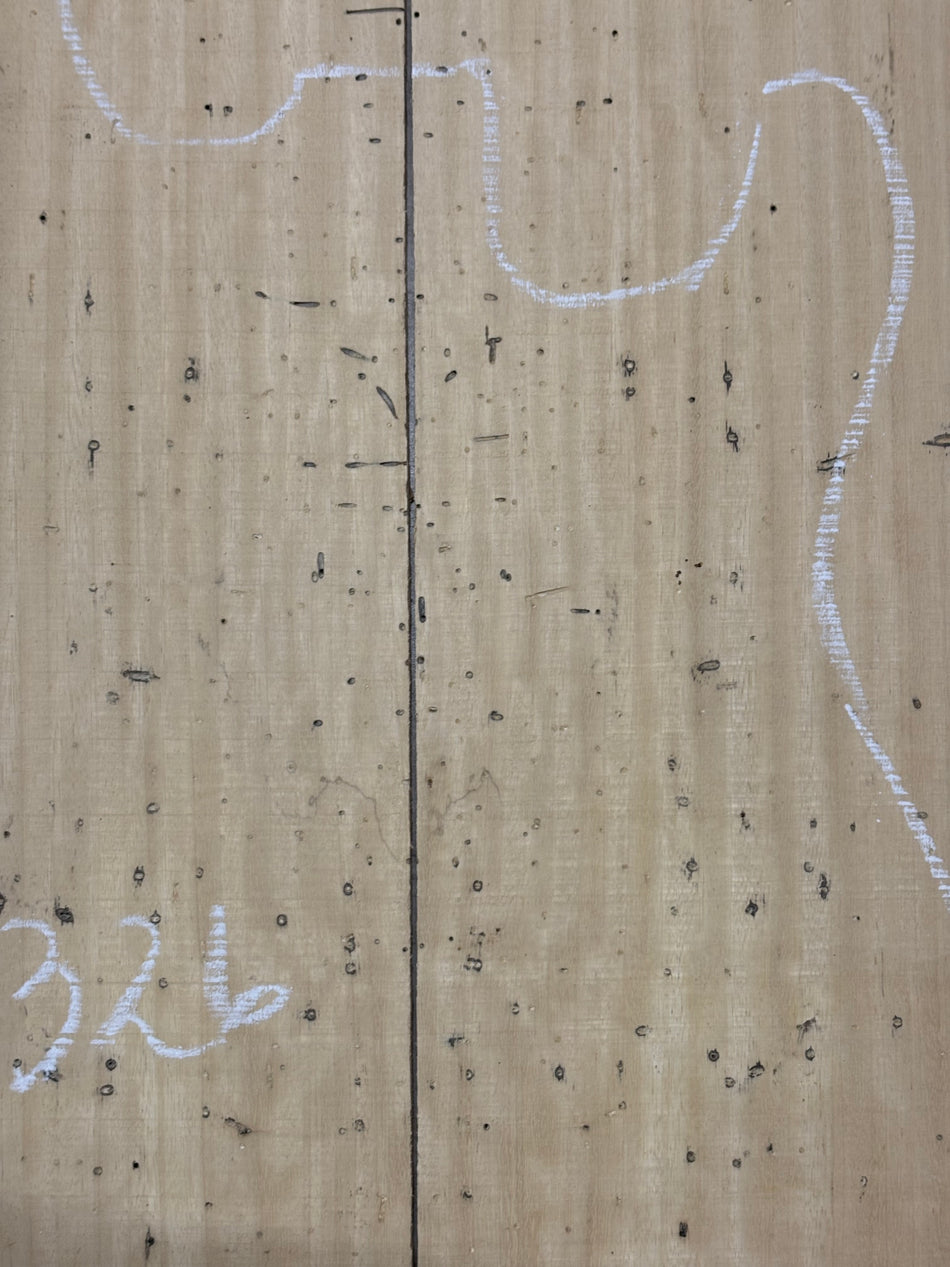 Spalted Tamarind Drop Top 22"x7-3/8"x3/8"#5326