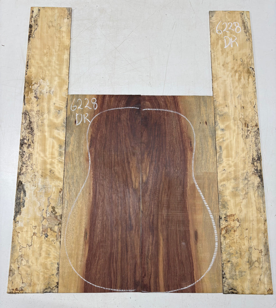 Royal Red Tamarind Dreadnought Back And Side Set #6228