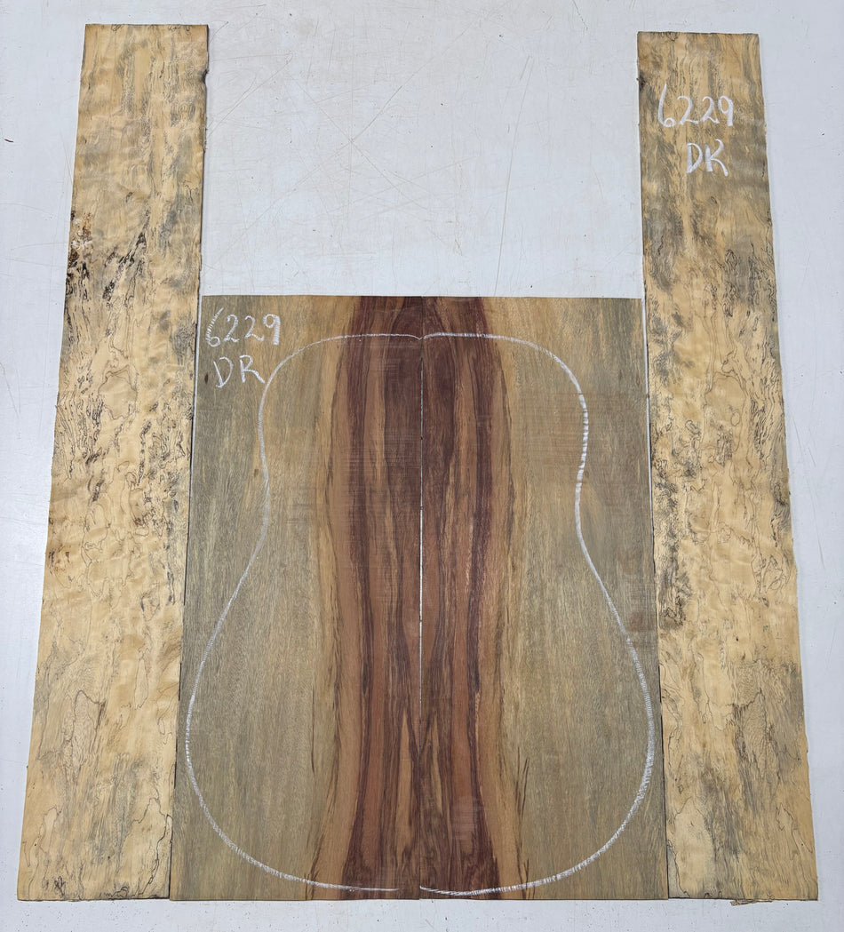 Royal Red Tamarind Dreadnought Back And Side Set #6229