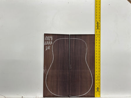 East Indian Rosewood Dreadnought AAAA Grade Guitar Back & Side Set #1004 - Exotic Wood Zone