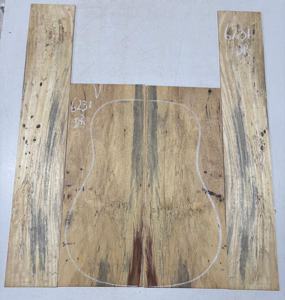 Royal Red Tamarind Dreadnought Back And Side Set #6231