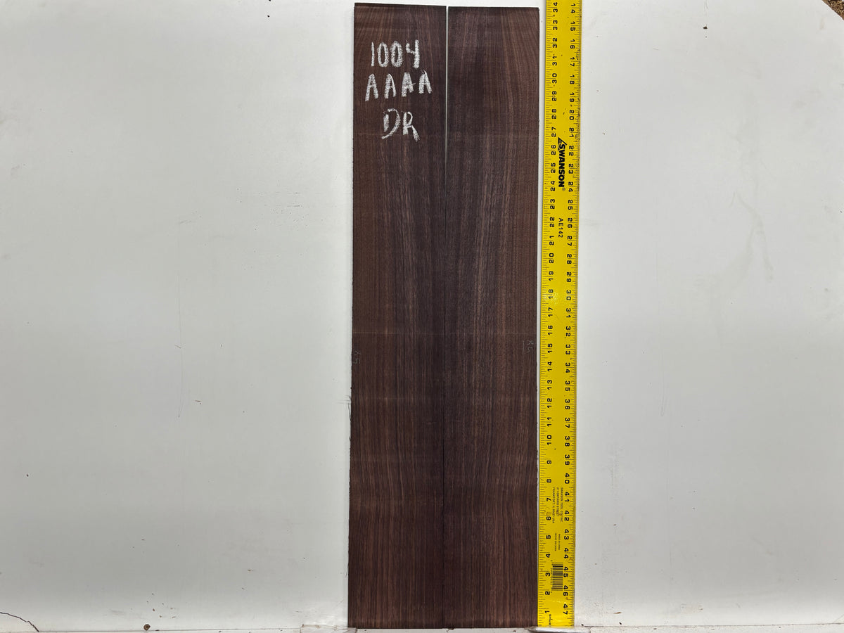 East Indian Rosewood Dreadnought AAAA Grade Guitar Back & Side Set #1004 - Exotic Wood Zone