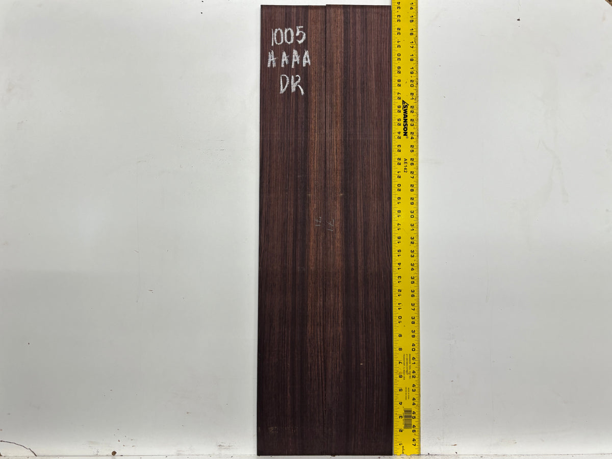 East Indian Rosewood Dreadnought AAAA Grade Guitar Back & Side Set #1005 - Exotic Wood Zone