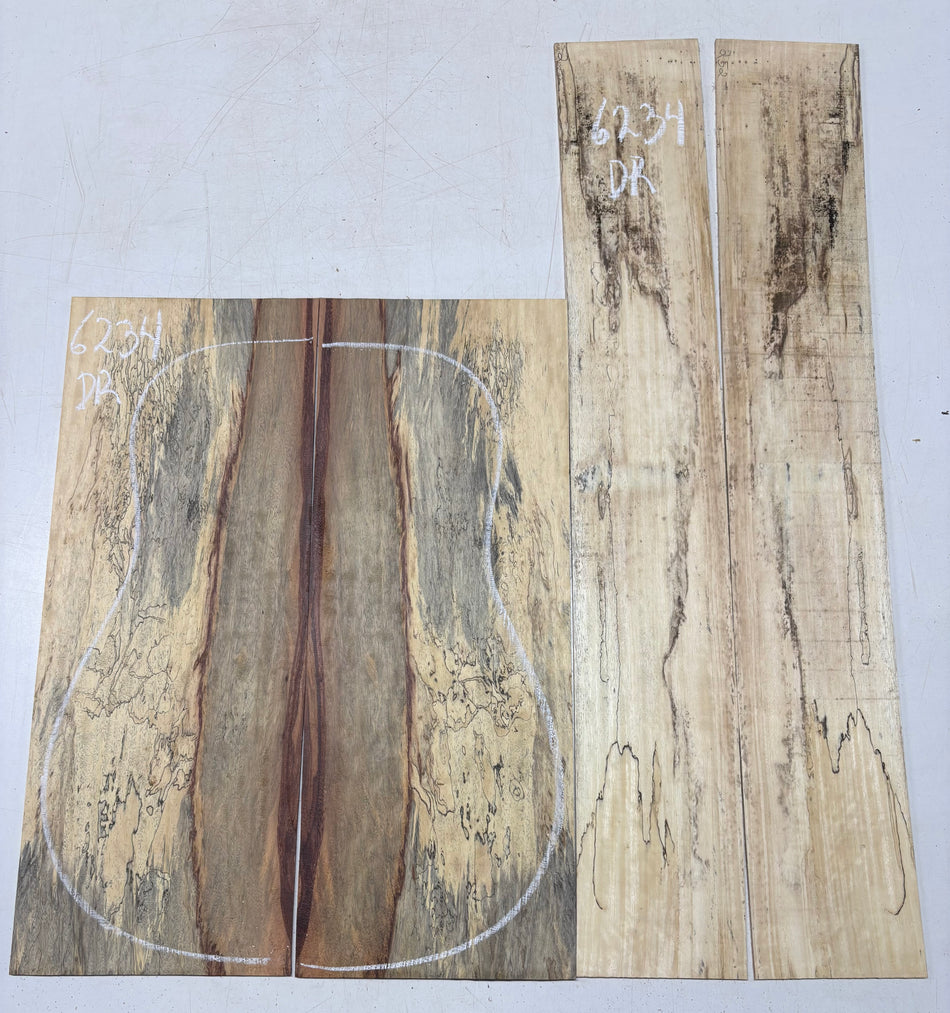 Royal Red Tamarind Dreadnought Back And Side Set #6234