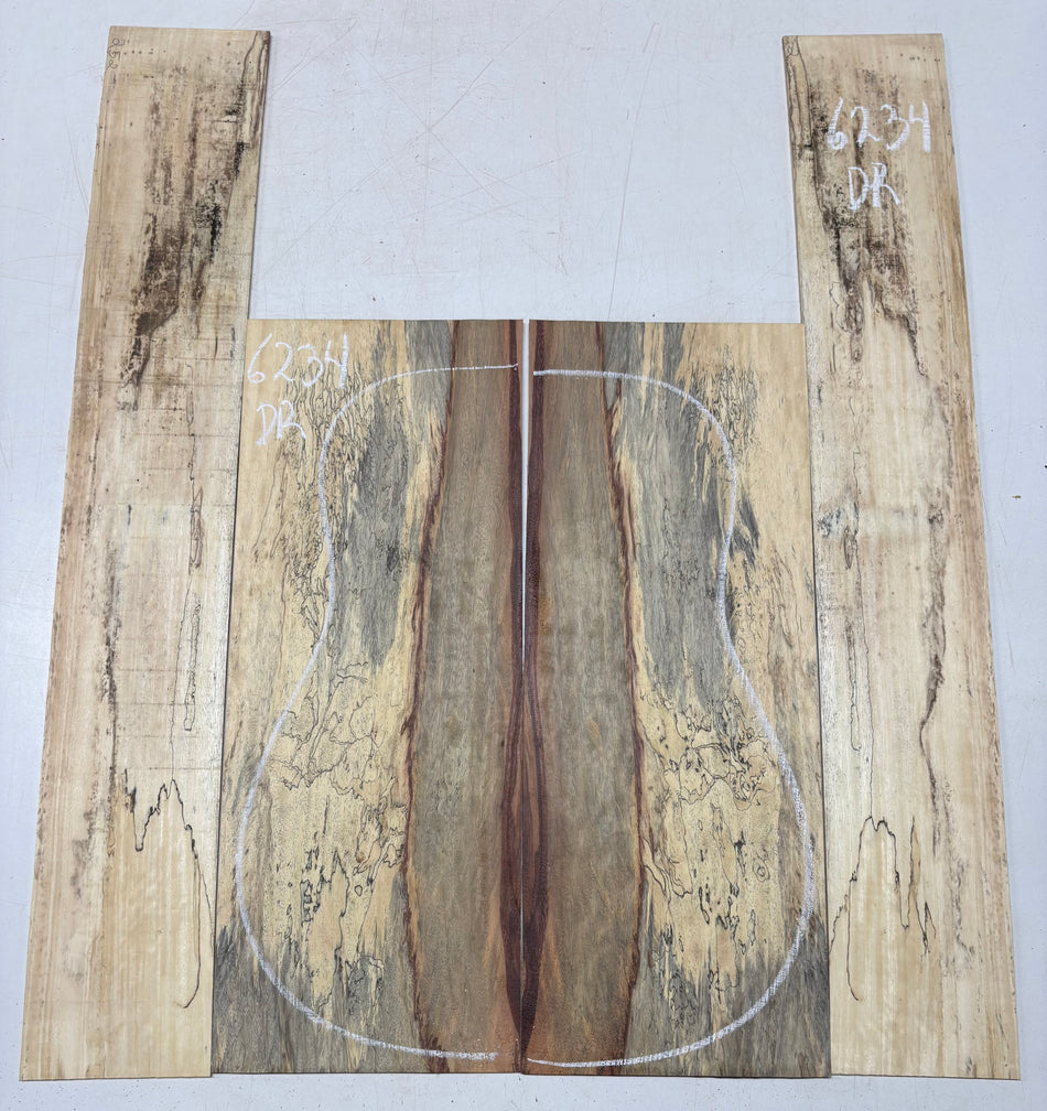 Royal Red Tamarind Dreadnought Back And Side Set #6234