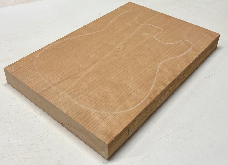Cherry Guitar Body Blank - 21" x 13-7/8" x 1-7/8" (Single Piece) #209