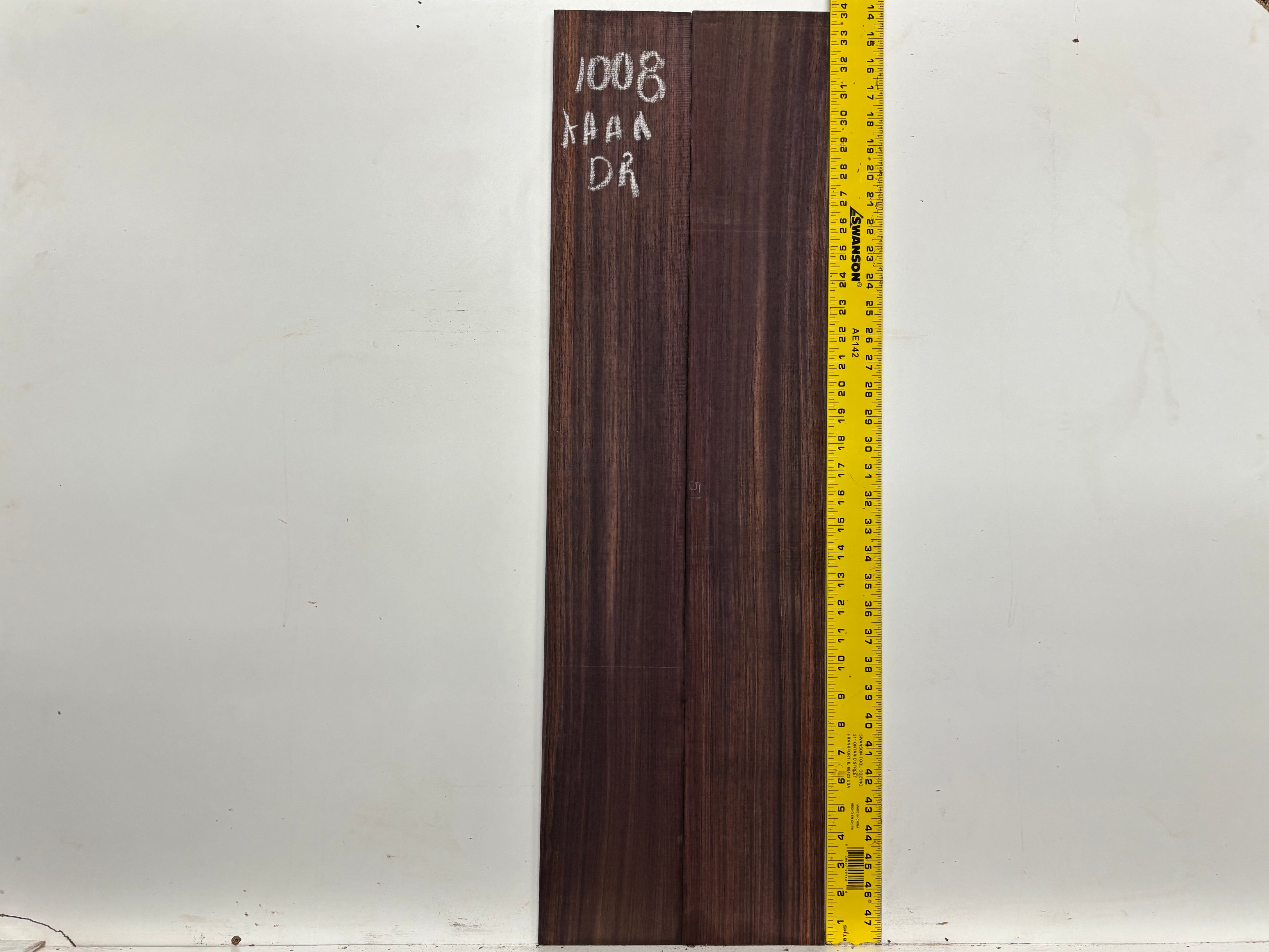 East Indian Rosewood Dreadnought AAAA Grade Guitar Back & Side Set #1008 - Exotic Wood Zone