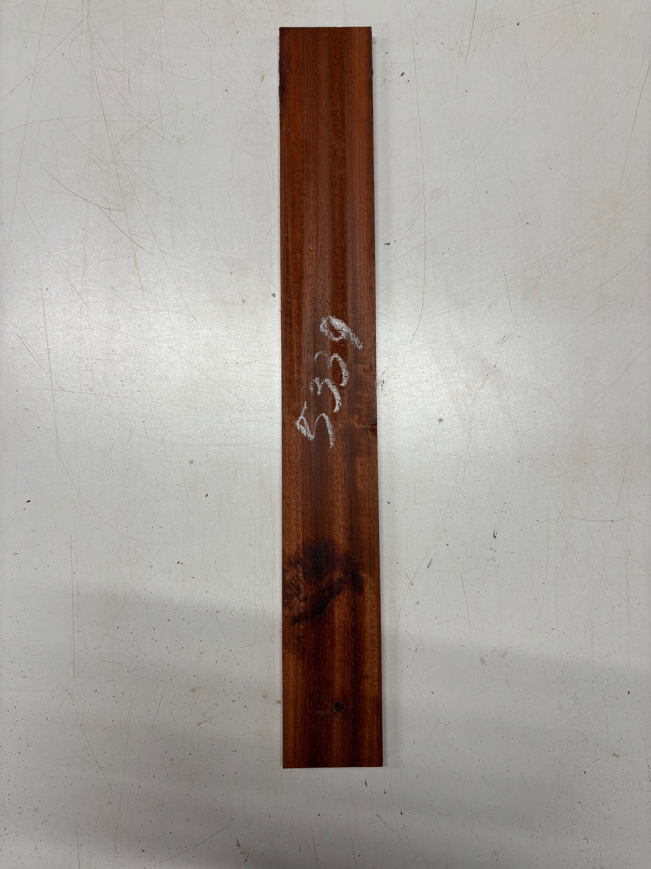1 Piece, Padauk Fingerboard Blank 21"x2-3/4"x3/8"#5339