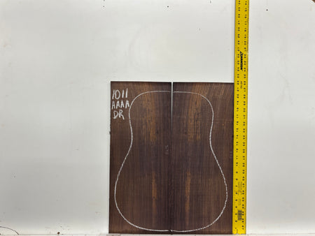 East Indian Rosewood Dreadnought AAAA Grade Guitar Back & Side Set #1011 - Exotic Wood Zone