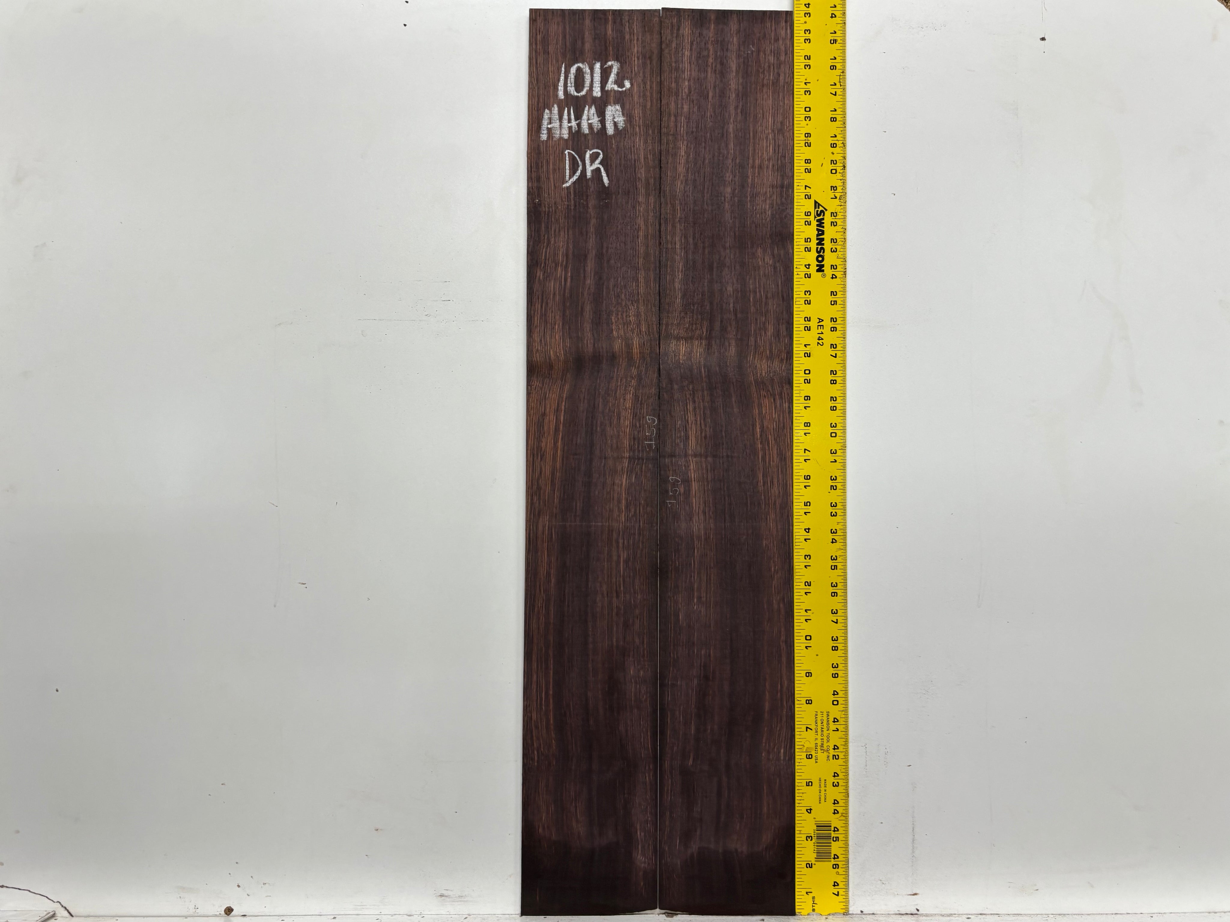 East Indian Rosewood Dreadnought AAAA Grade Guitar Back & Side Set #1012 - Exotic Wood Zone