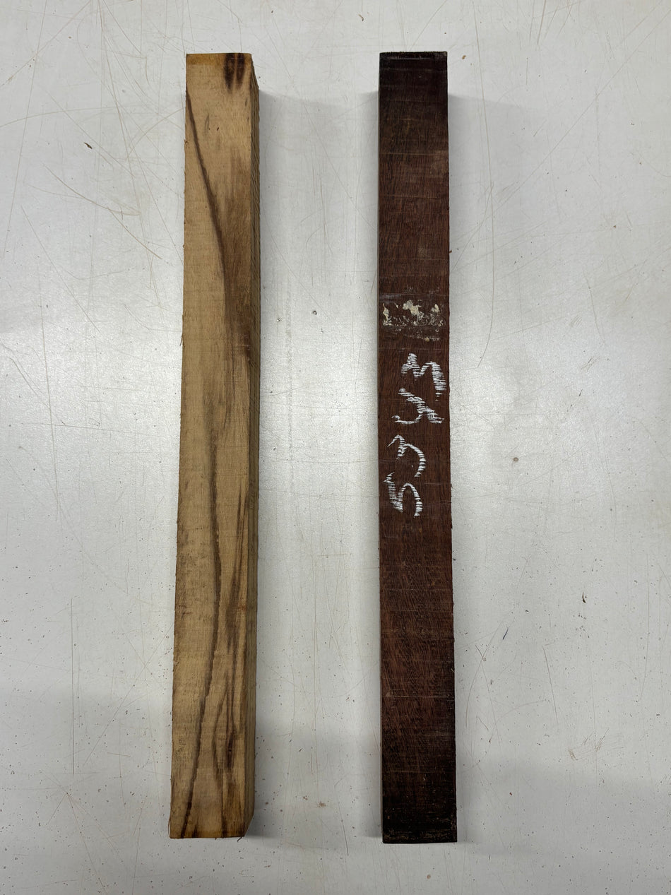 2 Pack, Red Tamarind Turning Wood Blank 18"x1-1/2"x1-1/2"#5343