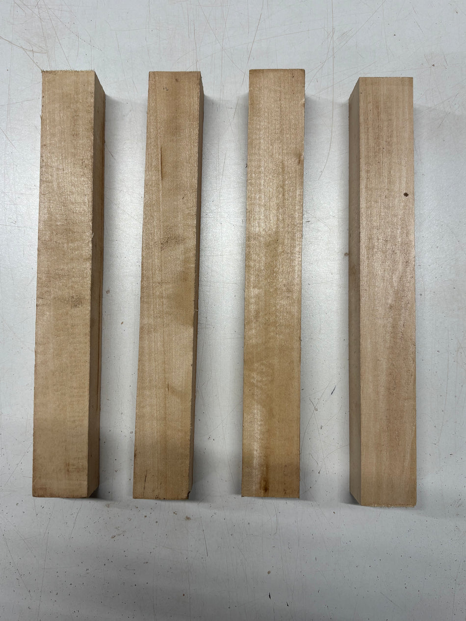 4 Pack, Basswood Turning Wood Blanks 12"x1-1/2"x1-1/2"#5345