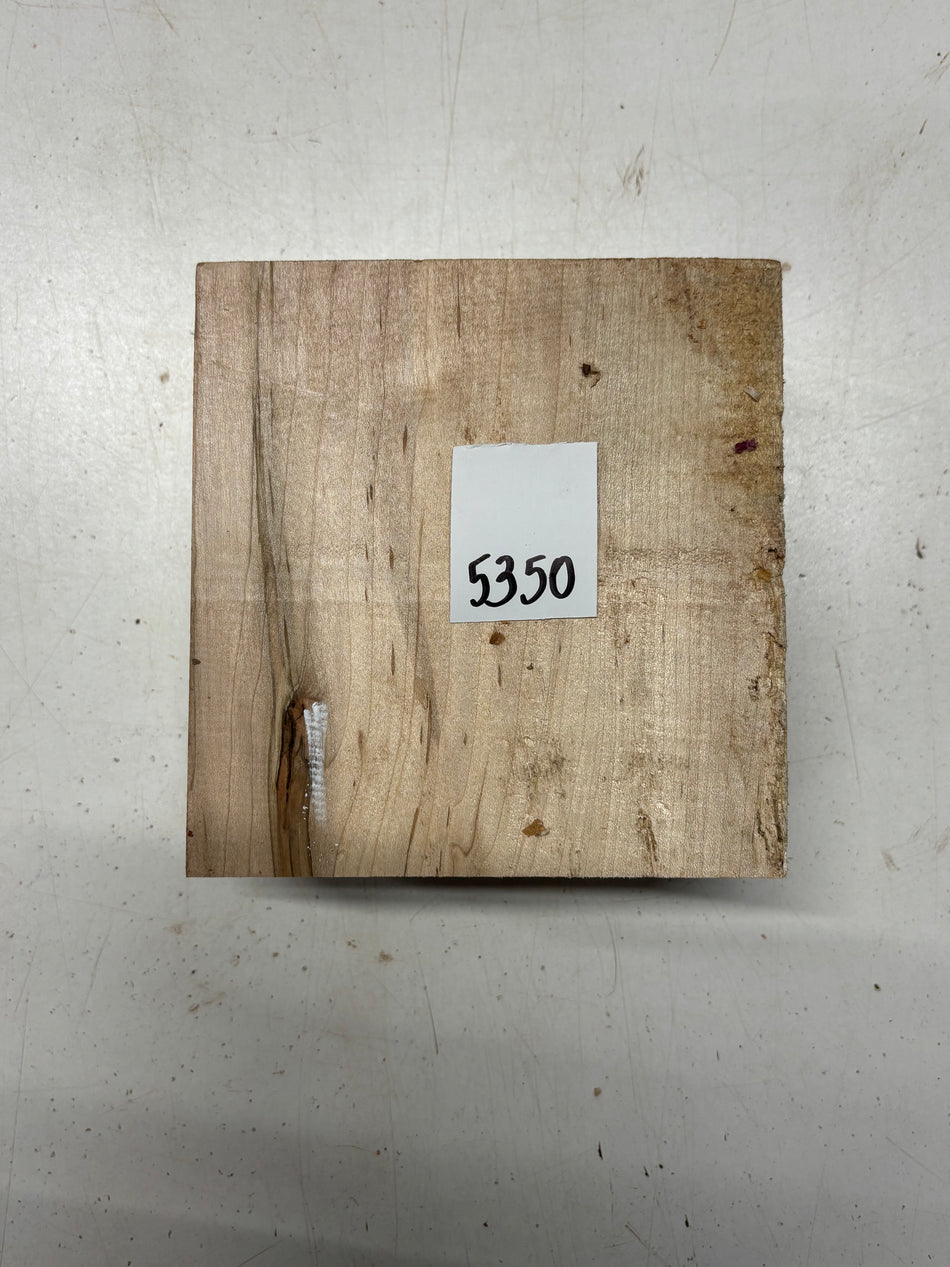 1 Piece, Ambrosia Maple Bowl Blank 5-3/8"x5-3/8"x3"#5350