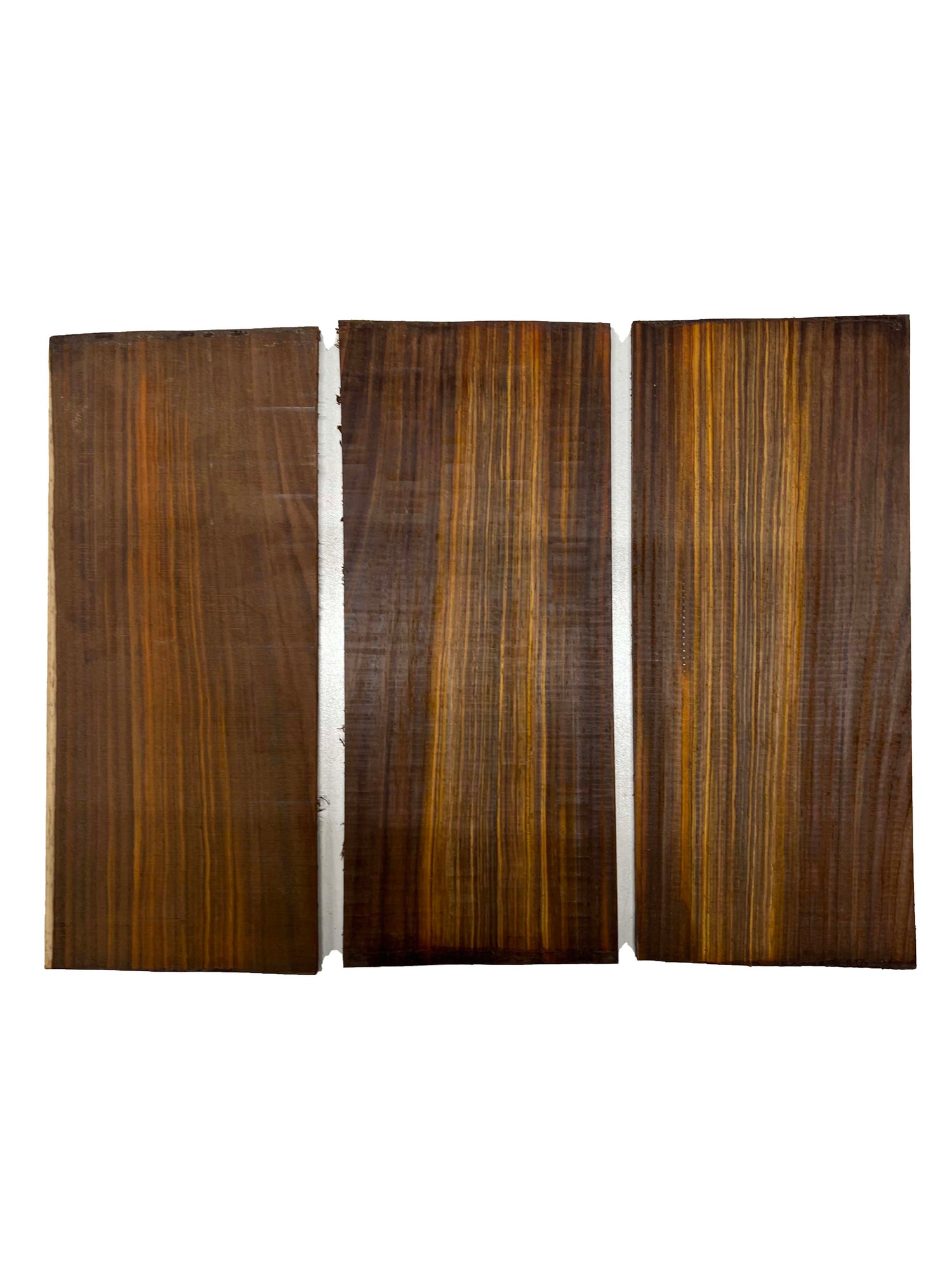 Pack of 3, Cocobolo Guitar Head Plate Luthier tonewood 9-1/2&quot;x4&quot;x1/8&quot; 