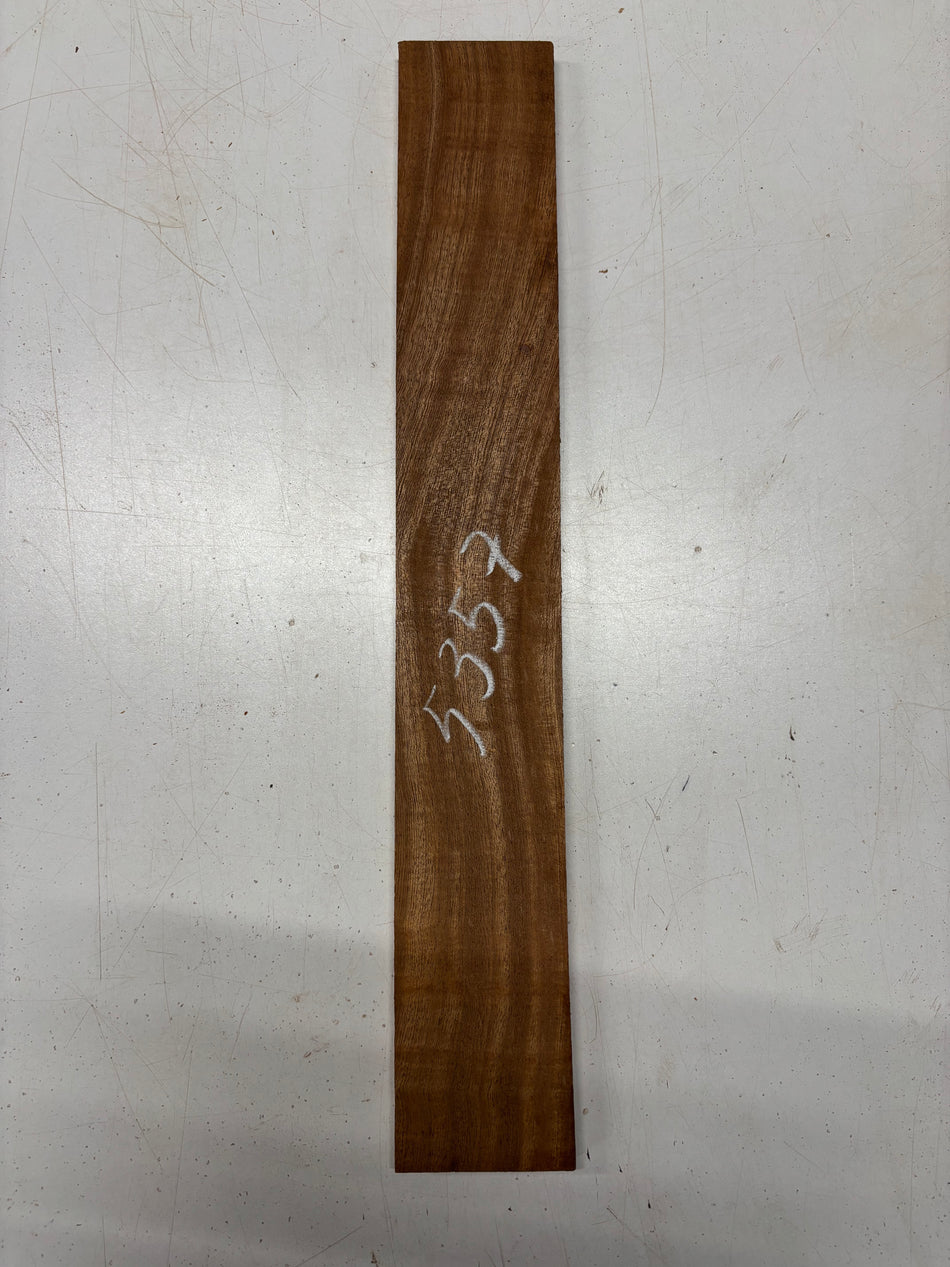 1 Piece, Sapele Fingerboard Blank 19-3/4"x2-7/8"x3/8"#5357