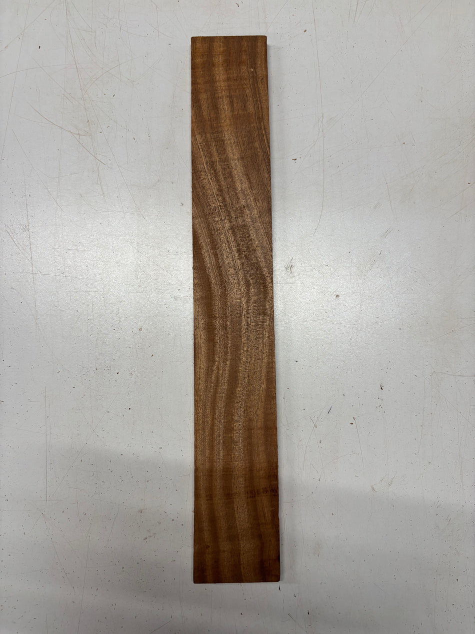 1 Piece, Sapele Fingerboard Blank 19-3/4"x2-7/8"x3/8"#5357