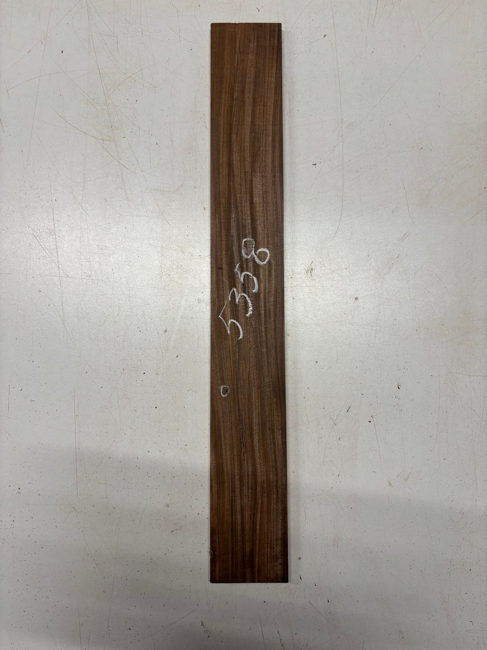 1 Piece, Santos Rosewood Fingerboard Blank  21"x2-3/4"x3/8"#5358