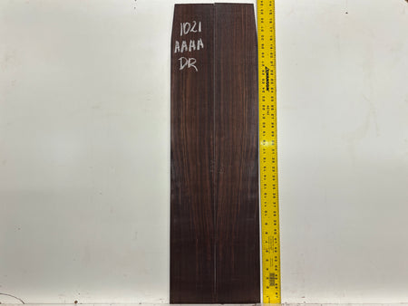 East Indian Rosewood Dreadnought AAAA Grade Guitar Back & Side Set #1021 - Exotic Wood Zone