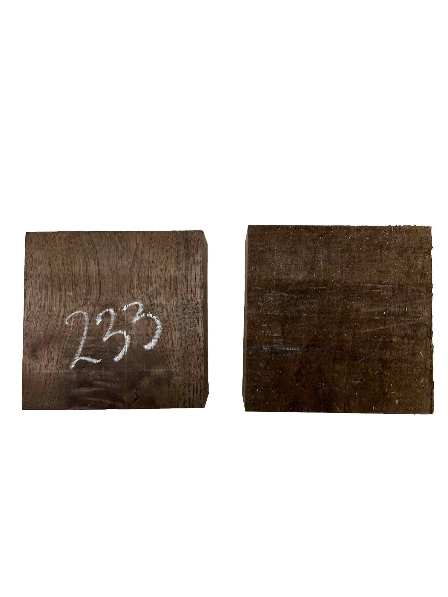 Pack Of 2,  Black Walnut Bowl Blanks 6&quot;x6&quot;x2-5/8&quot; 