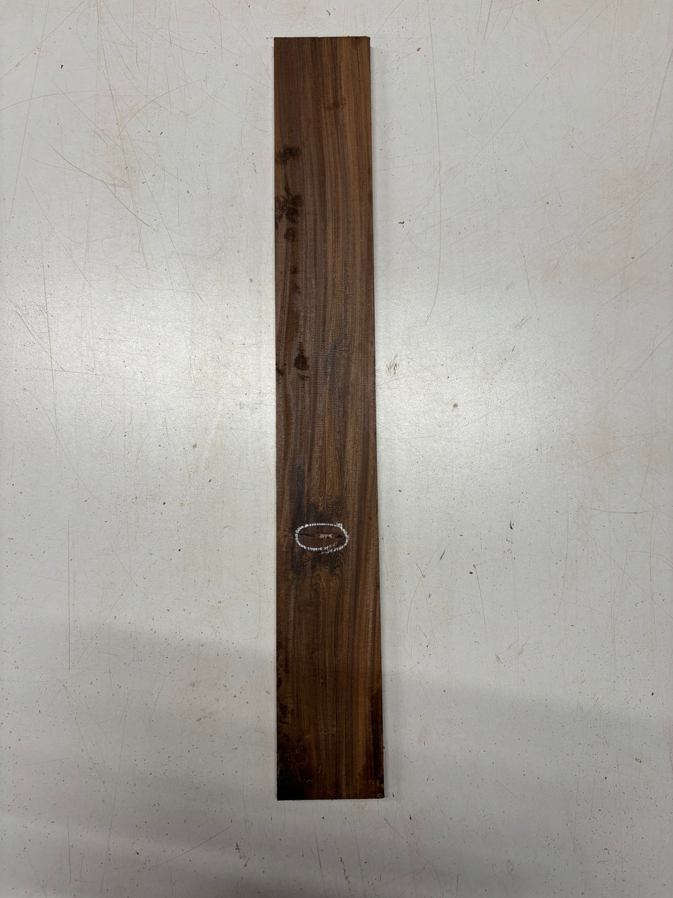 1 Piece, Santos Rosewood Fingerboard Blank  21"x2-3/4"x3/8"#5358