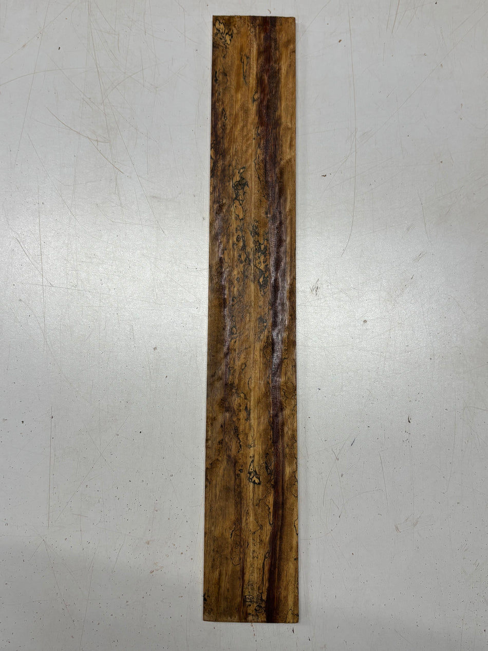 1 Piece, Red Spalted Tamarind Thin Stock Lumber 21"x3"x1/4"#5359