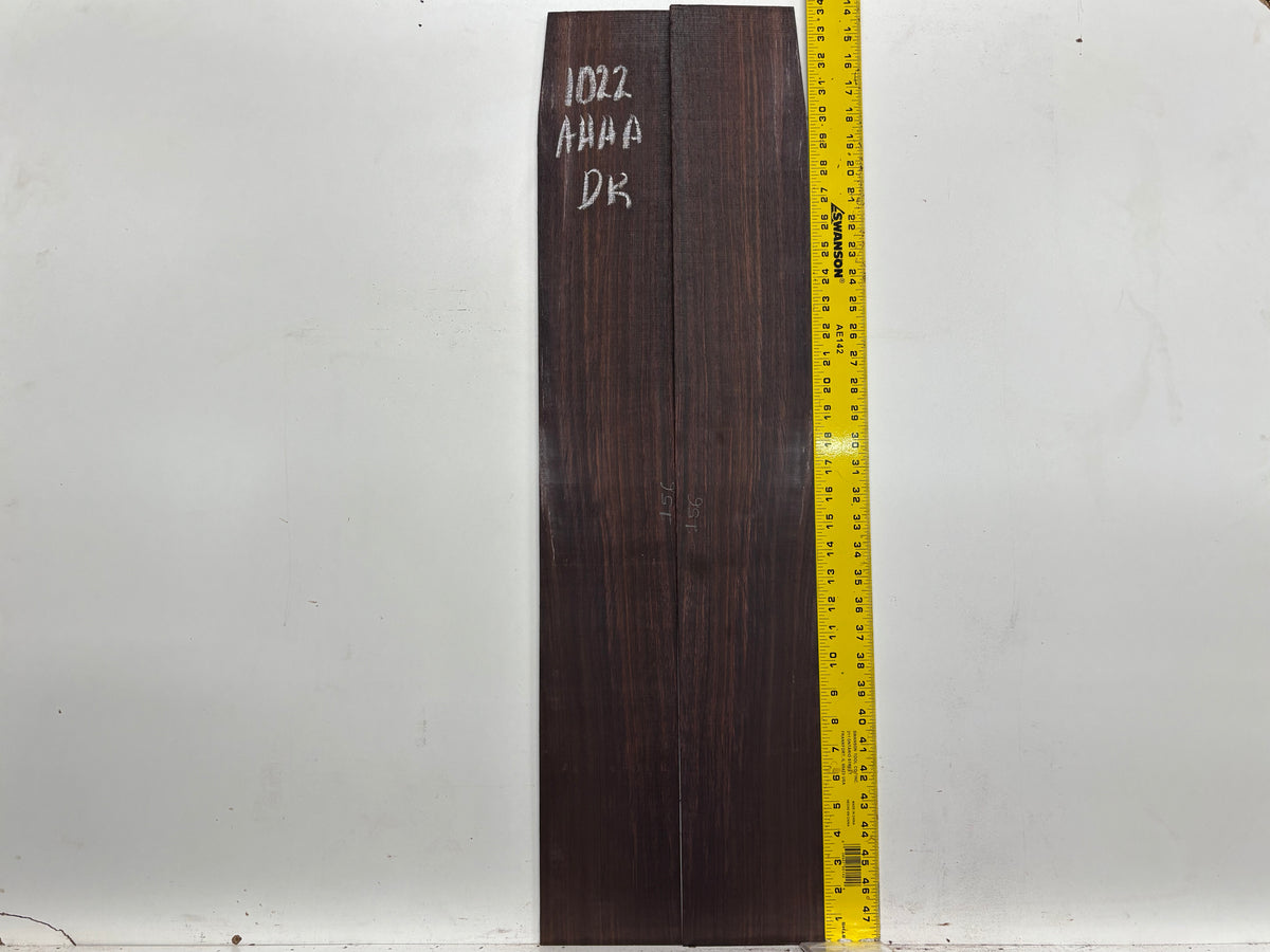 East Indian Rosewood Dreadnought AAAA Grade Guitar Back & Side Set #1022 - Exotic Wood Zone