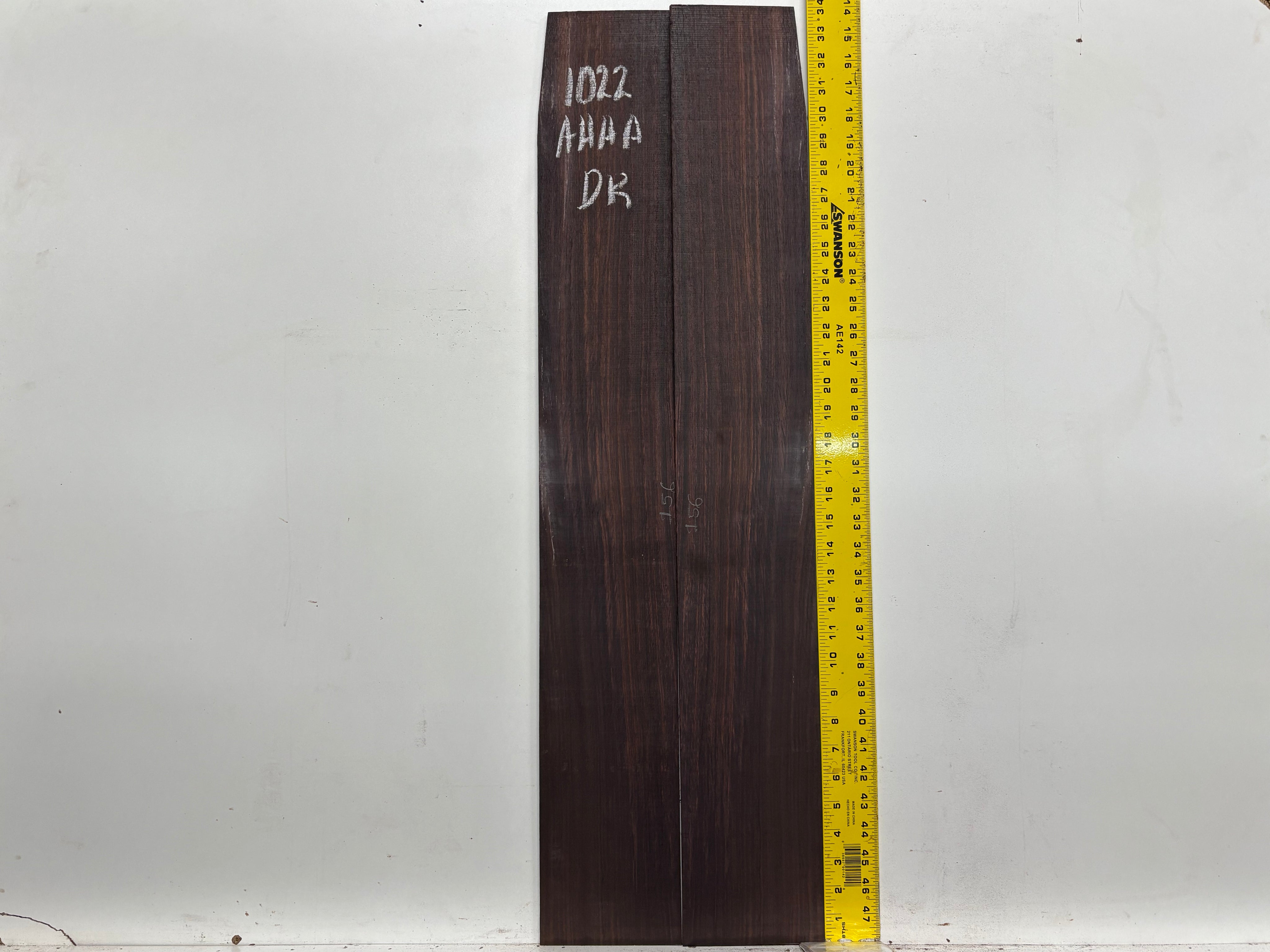 East Indian Rosewood Dreadnought AAAA Grade Guitar Back & Side Set #1022 - Exotic Wood Zone