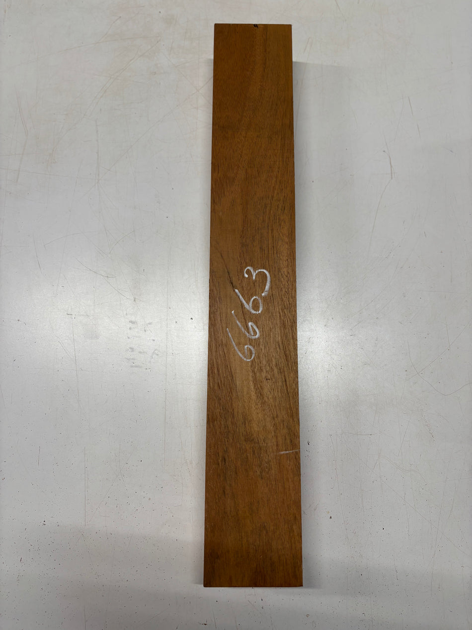1 Piece, Genuine Mahogany Lumber Board Blank  30"x4-1/2"x2-3/4"#6663