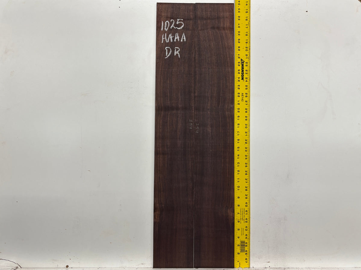 East Indian Rosewood Dreadnought AAAA Grade Guitar Back & Side Set #1025 - Exotic Wood Zone
