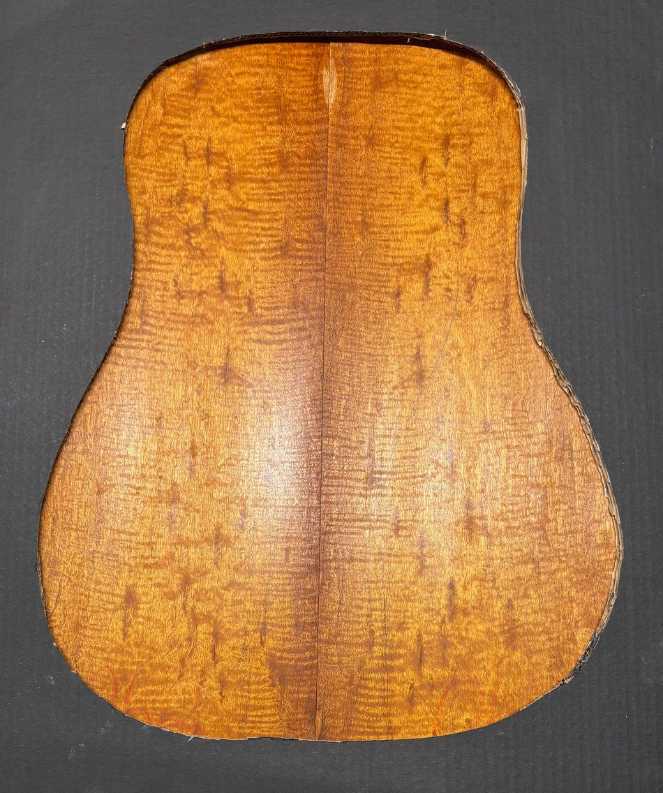 Juego de fondo y aros de guitarra de grado AAAA Dreadnought de palisandro de la India Oriental #61 