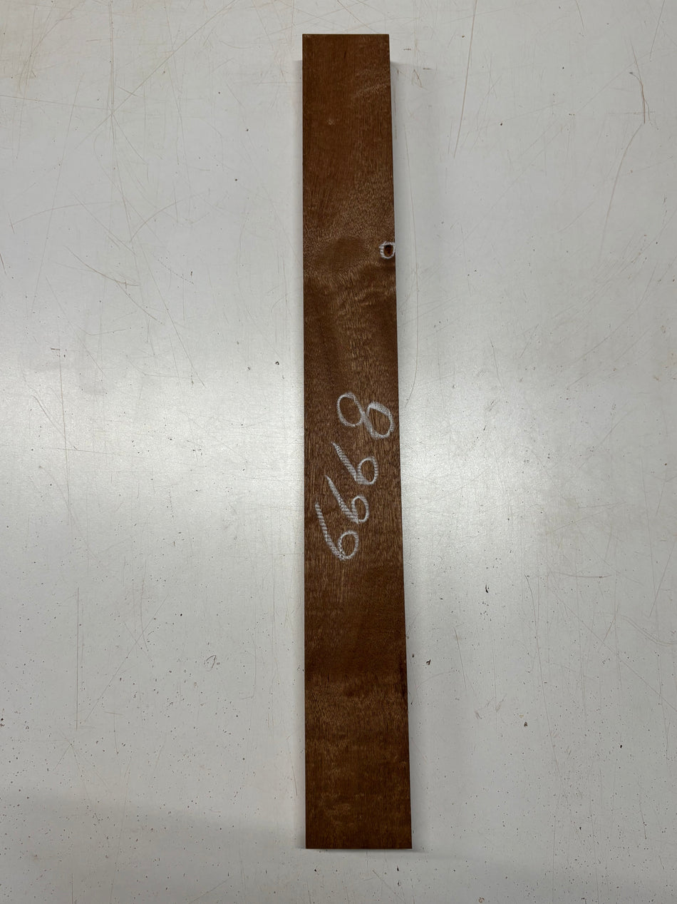 1 Piece, Sapele Guitar Neck Blank  24-1/2"x2-3/4"x1-1/4"#6668 - Exotic Wood Zone