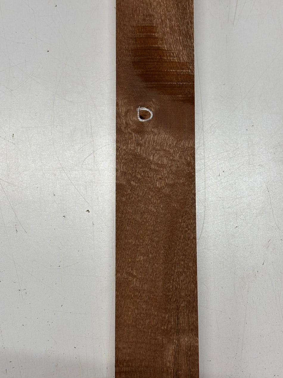 1 Piece, Sapele Guitar Neck Blank  24-1/2"x2-3/4"x1-1/4"#6668 - Exotic Wood Zone