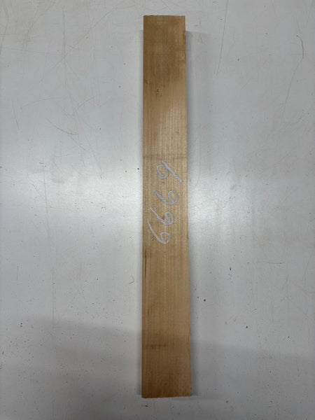 1 Piece, Basswood Guitar Neck Blank 25"x3"x1-1/2" #6669 - Exotic Wood Zone