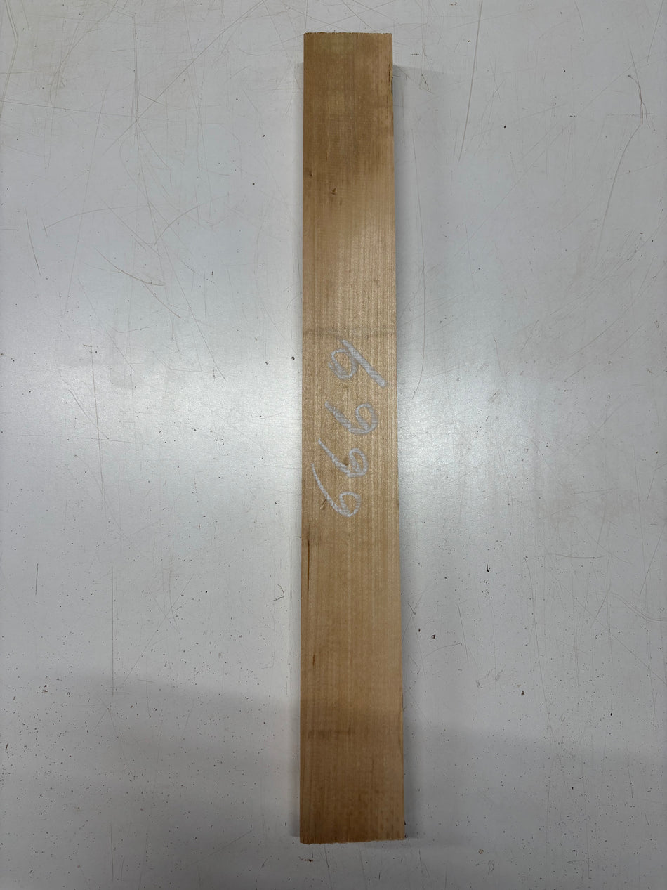 1 Piece, Basswood Guitar Neck Blank 25"x3"x1-1/2" #6669 - Exotic Wood Zone