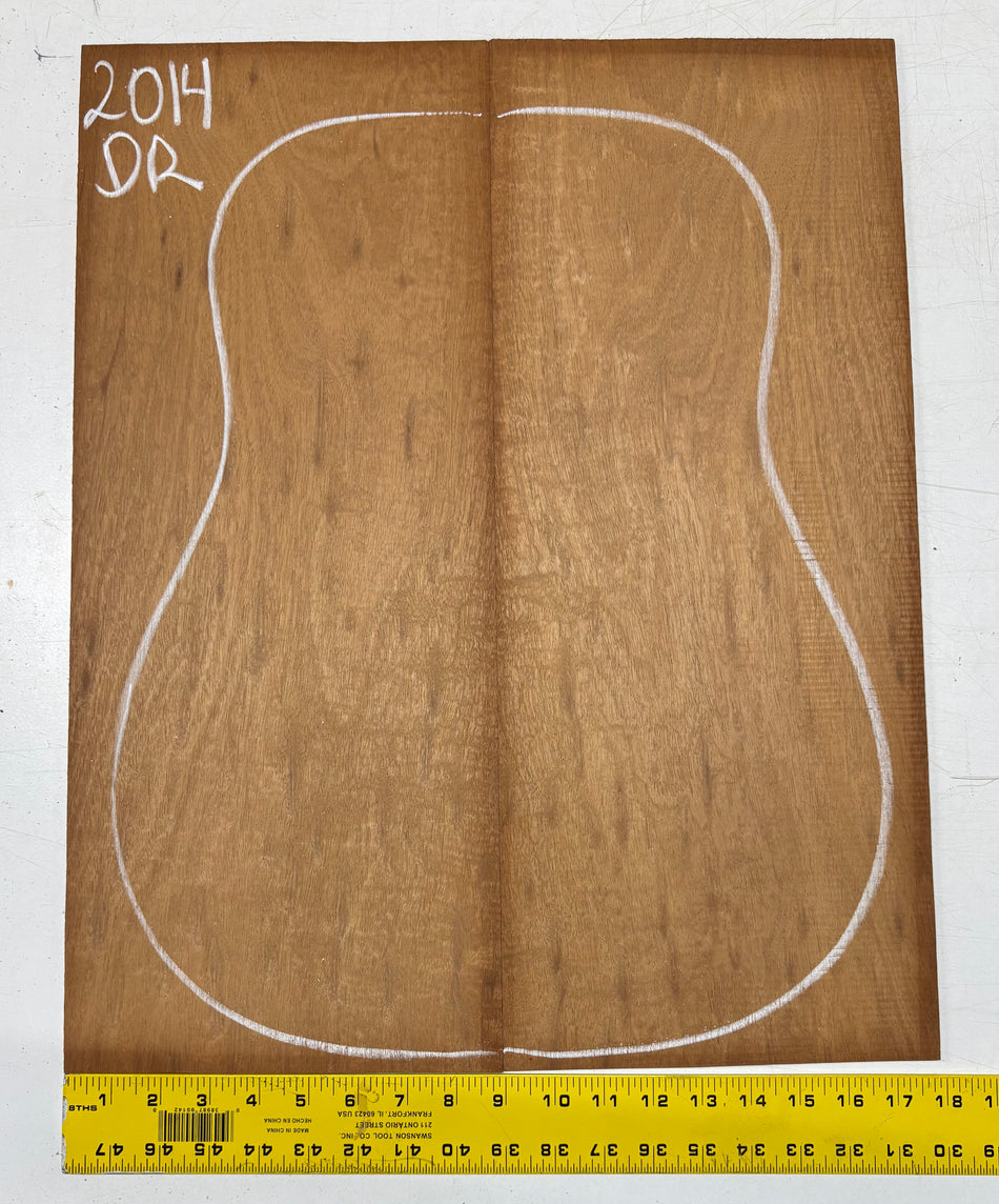 Juego de fondo y aros de guitarra de grado AAAA Dreadnought de palisandro de la India Oriental #61 