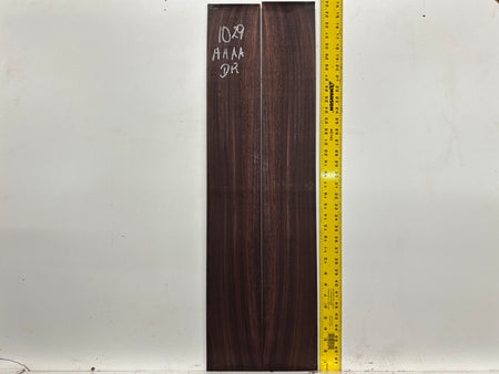 East Indian Rosewood Dreadnought AAAA Grade Guitar Back & Side Set #1029 - Exotic Wood Zone