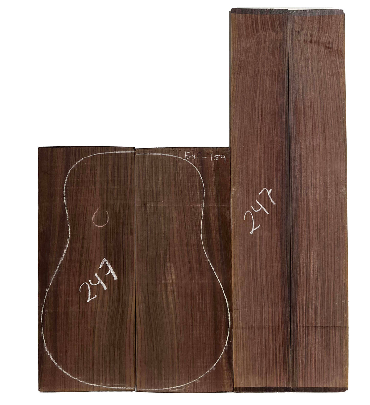 Indian Rosewood Guitar Classical Back And Side  #247 - Exotic Wood Zone - Buy online Across USA 